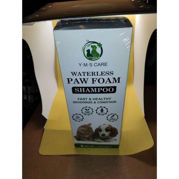 NEW YMS Care Waterless Paw Foam Natural Shampoo 2 in Stock - Picture 1 of 4